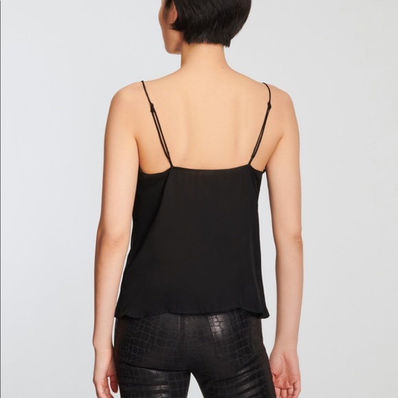 🖤NWT J BRAND SILK DEEP V LUCY CAMISOLE - Picture 8 of 11